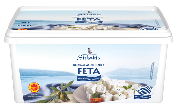 Original griechischer Feta <br />1800 g, gewürfelt